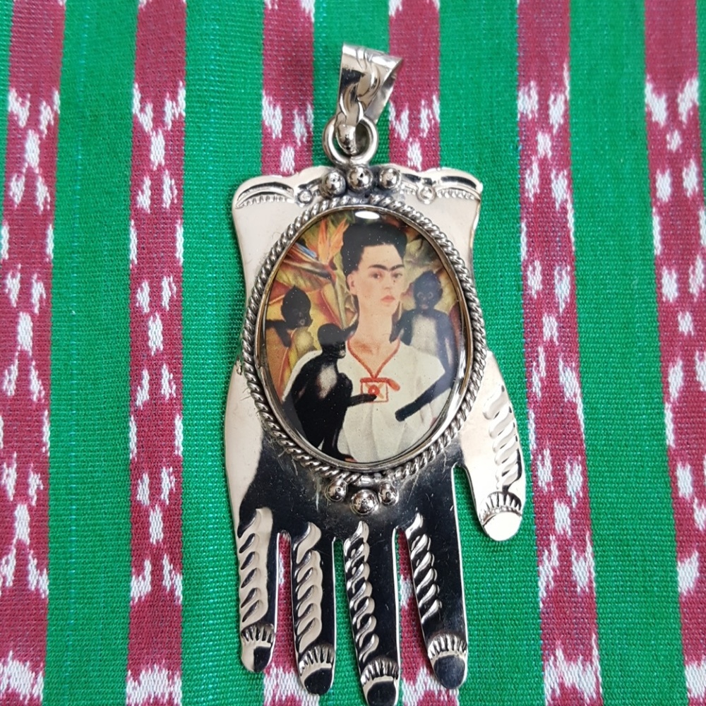 Frida Kahlo Hand Pendant